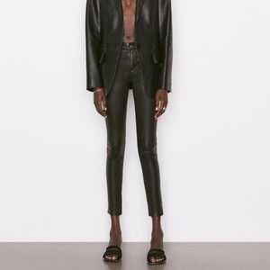 - frame le high skinny leather